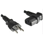 Microconnect PE160418A power cable Black 1.8 m Power plug type J C13 coupler