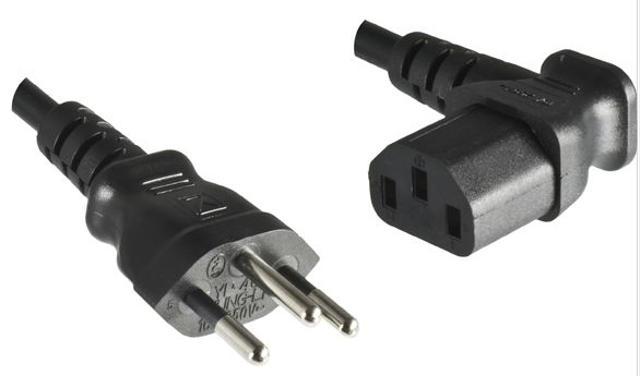 Microconnect Black Pe160418a Power Cable 1.8 M Power Plug Type J C13 C