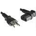 Microconnect PE160418A power cable Black 1.8 m Power plug type J C13 coupler