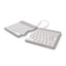 R-Go Tools Ergonomische Tastatur R-Go Split Break mit Pausensoftware, ergonomische geteilte Tastatur, AZERTY (FR), kabellos, weiß