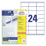 Avery 3422 self-adhesive label Rectangle Permanent White 2400 pc(s)