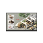 LG CreateBoard Standard interactive whiteboard 2.18 m (86") 3840 x 2160 pixels Touchscreen Black
