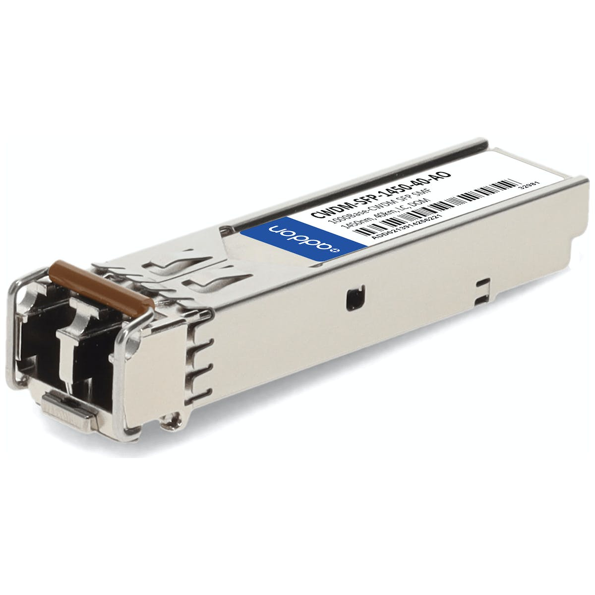 CWDM-SFP-1450-40-AO ADDON NETWORKS Cisco CWDM-SFP-1450-40 Compatible TAA 1000Base-CWDM SFP Transceiver (SMF; 1450nm; 40km; LC; DOM)