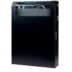 Lanview LVR300728 rack cabinet 3U Wall mounted rack Black