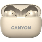 Canyon CNS-TWS10BG headphones/headset True Wireless Stereo (TWS) In-ear Calls/Music/Sport/Everyday USB Type-C Bluetooth Beige