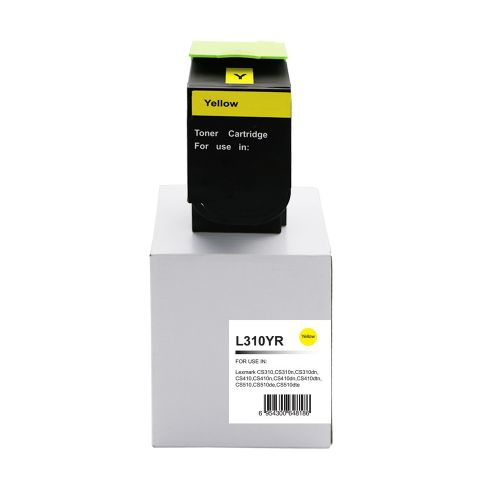 Remanufactured Lexmark 70C2HY0 / 702HY Yellow Toner Cartridge