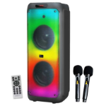 SONICGEAR AudioXPro1200HD 2 x 12'' Portable Karaoke Speaker with 2 x Wireless Microphones