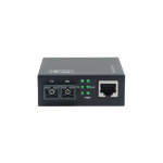 LevelOne Smart Gigabit RJ45-SC Media Converter, Single-Mode Fiber, 1310nm, 20km, Compatible with 19-inch rack-mountable chassis