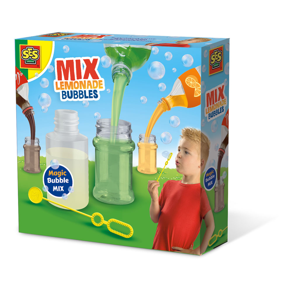 SES Creative Children's Mix Lemonade Bubbles, Unisex, 5 Years and Above, Multi-colour (02266)
