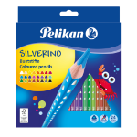 Pelikan 700665 colour pencil Black, Blue, Brown, Green, Grey, Light Blue, Light Green, Multicolour, Orange, Peach, Pink, Purple, Red, Violet, White, Yellow 24 pc(s)