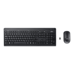 Fujitsu LX410 keyboard RF Wireless QWERTZ German Black