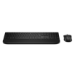 HP MultiDvcDuMdMSEKBCombowPR585C EMEA-INT keyboard Mouse included Home/Office RF Wireless + Bluetooth Black