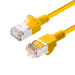 Microconnect V-FTP6A10Y-SLIM networking cable Yellow 10 m Cat6a U/FTP (STP)