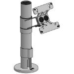 Ergonomic Solutions SP2 300mm pole W/ Arc VESA