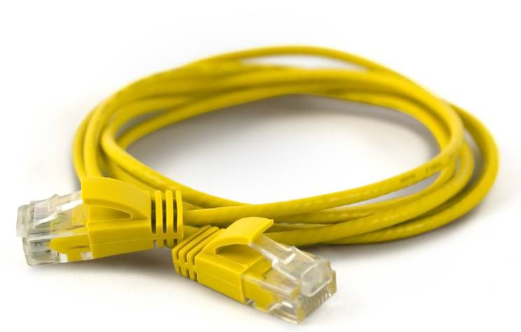 Wantec 7283 networking cable Yellow 0.26 m Cat6a U/UTP (UTP)