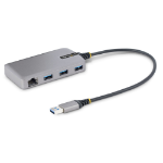 StarTech.com 5G3AGBB-USB-A-HUB interface hub USB 3.2 Gen 1 (3.1 Gen 1) Type-A 5000 Mbit/s Gray