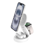 Belkin WIZ034KQWH mobile device charger Headset, Smartphone, Smartwatch White USB Wireless charging Fast charging Indoor
