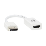 Tripp Lite P136-06N-H2V2 DisplayPort to HDMI Active Adapter Video Converter (M/F), 4K 60 Hz, DP 1.2, HDCP 2.2, 6 in.