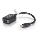 C2G 54313 video cable adapter 7.87" (0.2 m) Mini DisplayPort HDMI Black