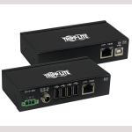 Tripp Lite B203-104-IND-ER 4-Port Industrial USB over Cat6 Extender, ESD Protection, PoC - USB 2.0, Mountable, 330 ft., TAA