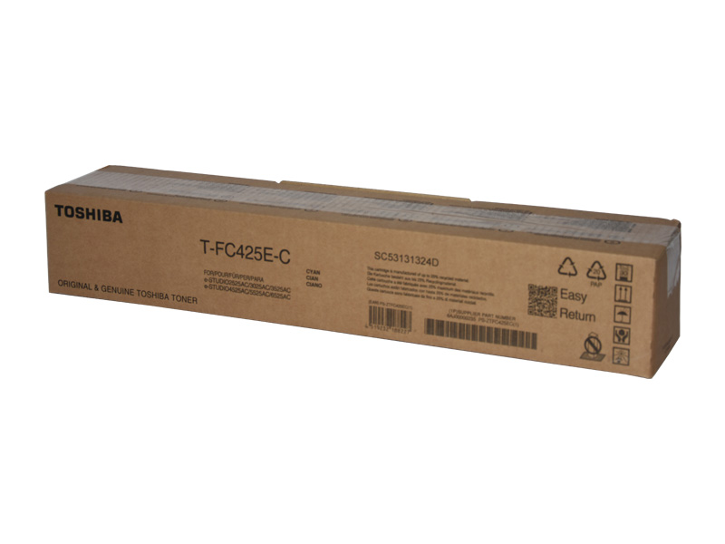 Image of Toshiba 6AJ00000235/T-FC425EC Toner-kit cyan, 38K pages for...