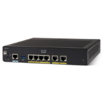 Cisco C927-4P Routeur connecté Gigabit Ethernet Noir