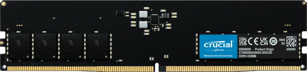 Image of Crucial CT16G48C40U5 memory module 16 GB 1 x 16 GB DDR5 4800 MHz ECC