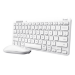 Trust Lyra toetsenbord Inclusief muis Kantoor RF-draadloos + Bluetooth QWERTY Amerikaans Engels Wit