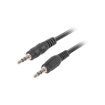 Lanberg CA-MJMJ-10CC-0020-BK audio cable 2 m 3.5mm Black