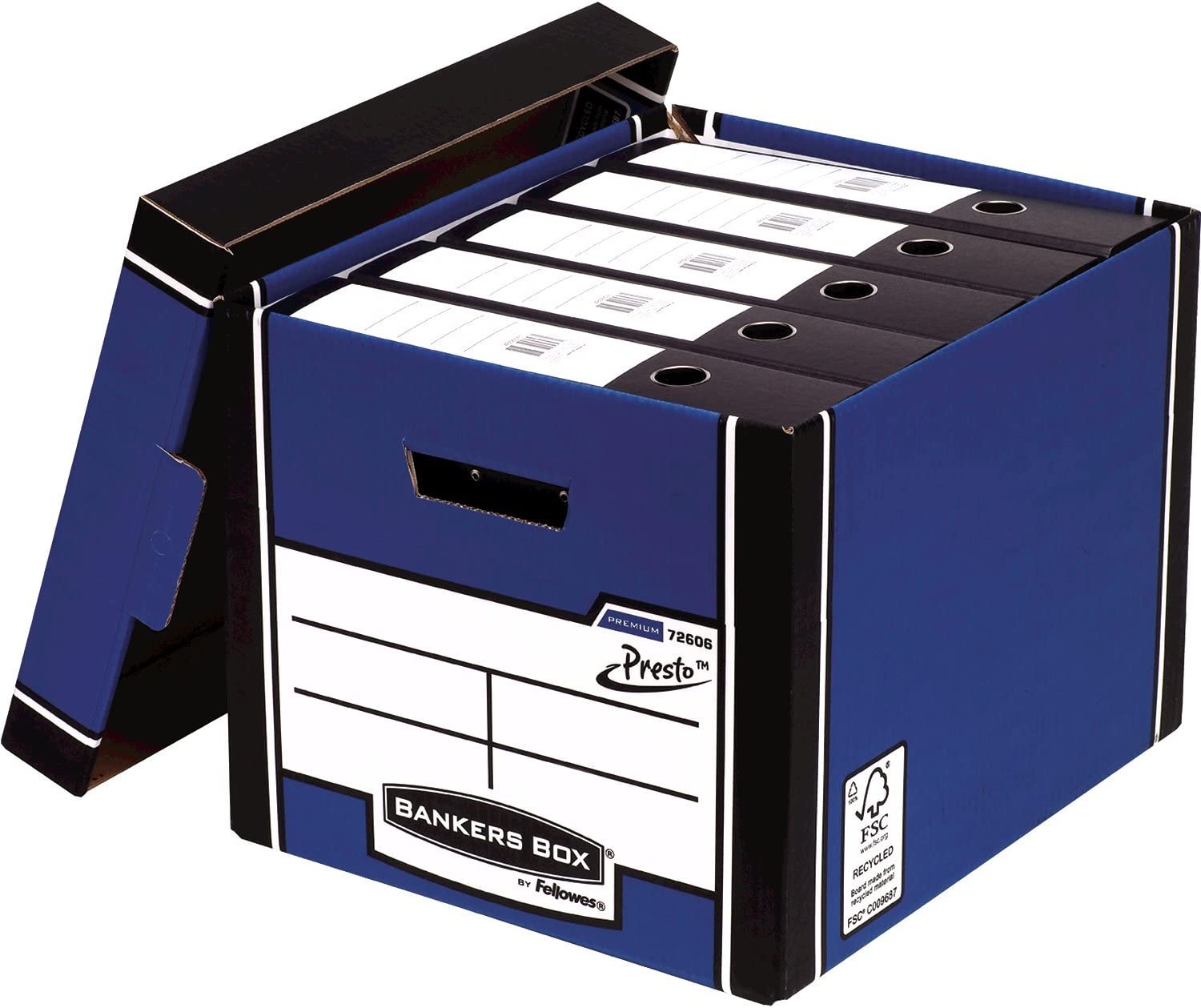 Image of Bankers Box Premium Classic Box Blue Pack of 10