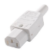 Kaiser WHITE 10 AMP IEC C13 REWIREABLE SOCKET CONN. - KAISER