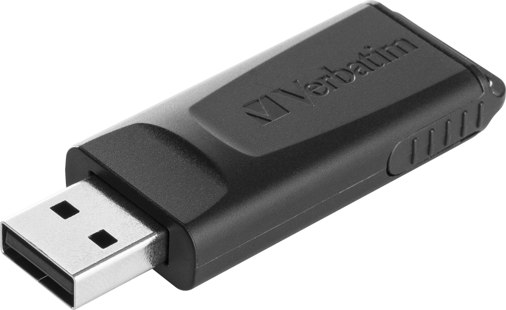 Image of Verbatim Slider - USB Drive 128GB - Black