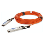 AddOn Networks QSFP-40G-AOC25M-OE-AO InfiniBand/fibre optic cable 984.3" (25 m) QSFP+ AOC Orange, Silver