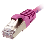 Cablenet 3m Cat6a RJ45 Pink U/FTP LSOH 30AWG Slim Snagless Booted Patch Lead networking cable U/FTP (STP)