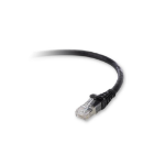 Belkin Cat. 6a Patch Cable, RJ-45 Male, RJ-45 Male, 14ft, Black networking cable 167.7" (4.26 m)