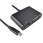 Cablenet 9cm USB 3.1c Male - HDMI (4K@30Hz) SVGA 1080p 60Hz Black Adaptor