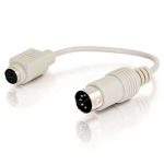 C2G 81499 PS/2 cable 0.15 m 6-p Mini-DIN White, Beige
