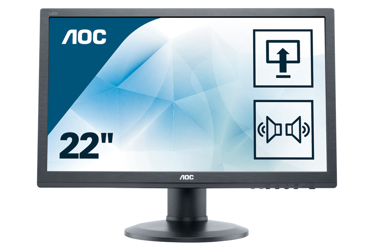 AOC 60 Series E2260PDA LED display 55.9 cm (22") 1680 x 1050 pixels WSXGA+ Black