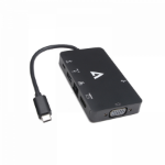 V7 CA06363 USB graphics adapter 3840 x 2160 pixels Black