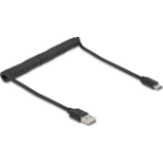 DeLOCK 90133 USB cable USB 2.0 0.8 m USB A Black