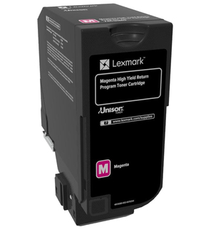 Image of Lexmark 74C2HM0 Toner-kit magenta return program, 12K pages...