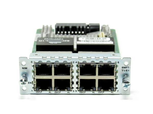 Cisco NIM-8MFT-T1/E1 network equipment spare part Voice network module