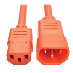 Tripp Lite P004-002-AOR power cable Orange 23.6" (0.6 m) C13 coupler C14 coupler