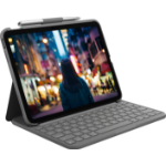 Logitech Slim Folio Grijs Bluetooth QWERTZ Duits