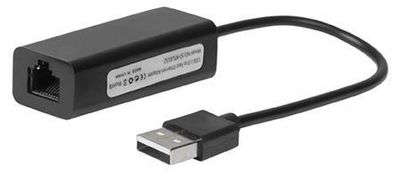 Microconnect USB2.0 to Ethernet mediakonverterare för nätverk Svart