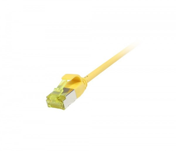 EU Product - Patchkabel RJ45 CAT6A 500Mhz gelb U/FTP slimline rund d - Cable - Network thumbnail
