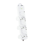 CyberPower MPV615S surge protector White 6 AC outlet(s) 100 - 125 V 181.1" (4.6 m)