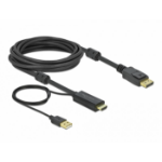 DeLOCK HDMI to DisplayPort cable 4K 30 Hz 5 m