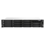 QNAP TS-864EU-RP-8G NAS/storage server Rack (2U) Ethernet LAN Black