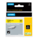 Dymo 18056/S0718310 Heat Shrink Tubes black on yellow 12mm x 1,5m for Dymo Rhino 6-12mm/19mm/24mm